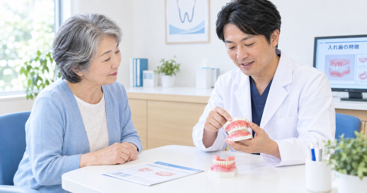 入れ歯が浮く・痛い60代女性へ原因と自己対処の危険性とは
